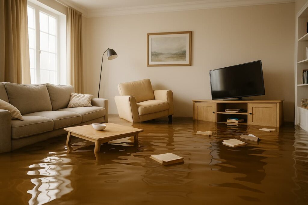 Interieur-de-maison-submerge-apres-une-inondationYBLOPTIMA-1024x682 Pourquoi les inondations sont de plus en plus violentes ?