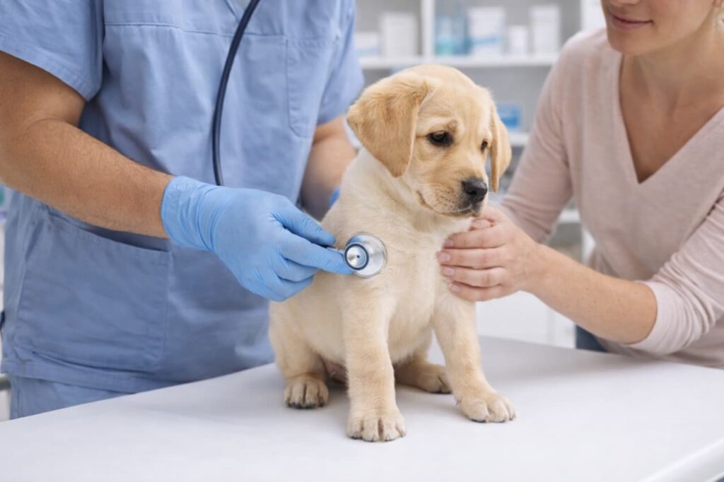 Chiot-en-consultation-chez-le-veterinaire_ybloptima-1024x682 Choisir son chien : Le guide complet selon votre mode de vie