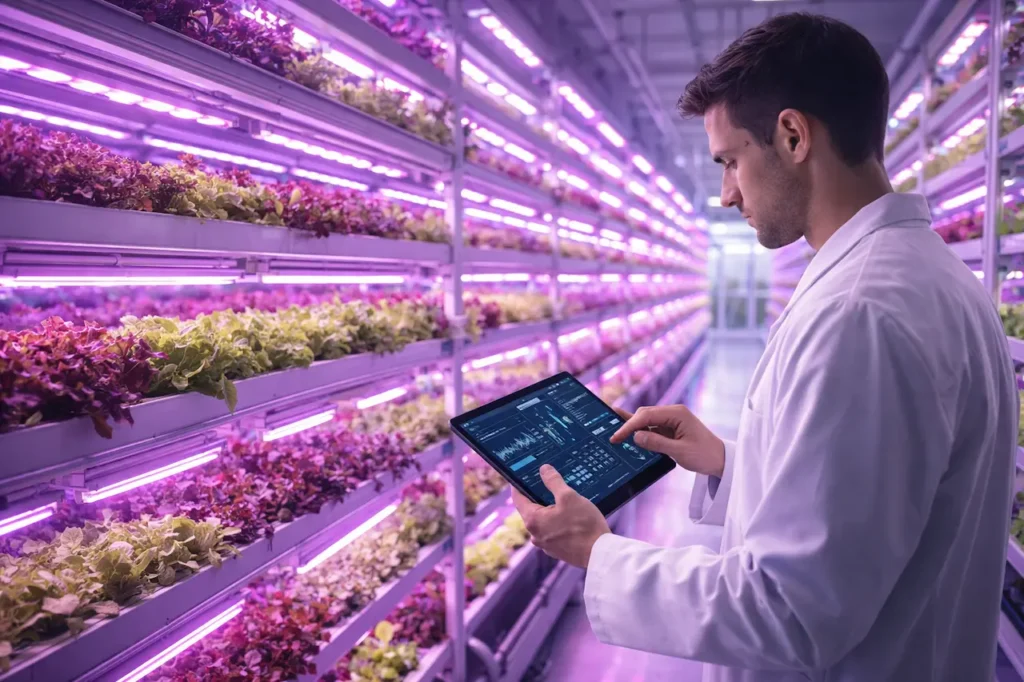 Ferme-verticale-urbaine-en-production_YBLOPTIMA.FR_-1024x682 Métiers du futur : 15 professions étonnantes qui vont émerger d'ici 2030