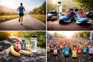 Coureur s'entraînant sur route pour suivre un plan entraînement marathon et préparer un premier marathon