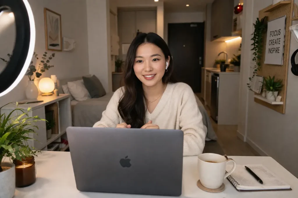 Assistant-virtuel-en-visioconference-avec-un-client_YBLOPTIMA.FR_-1024x682 Assistant virtuel : Comment se lancer et gagner sa vie en télétravail