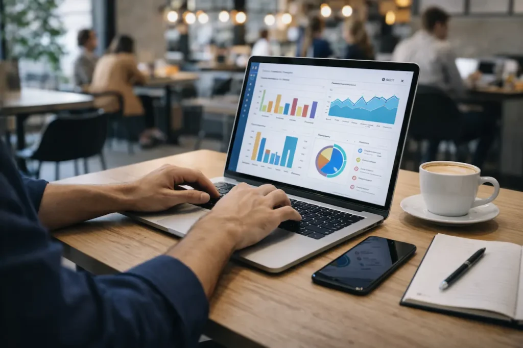 Community-manager-freelance-dans-son-espace-de-travail_YBLOPTIMA.FR_-1024x682 Comment devenir Community Manager en 2026 : Formation, salaire et débouchés