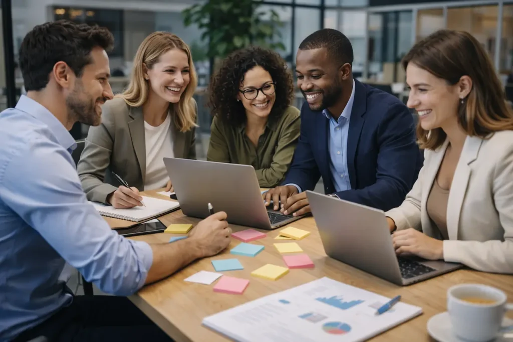 Equipe-marketing-digital-en-reunion-strategique_YBLOPTIMA.FR_-1-1024x682 Comment devenir Community Manager en 2026 : Formation, salaire et débouchés